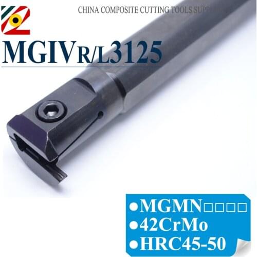 EDGEV MGIVR3125-3 MGIVR3125-4/5/6 MGIVL3125-3/4/5/6 CNC Lathe Internal Grooving Turning Tool Holder Boring Bar Machining MGMN