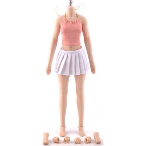 TBLeague 1/6 Female S16A action figure headless steel bone middle chest narrow shoulder flexible 12-inch seamless body model dol