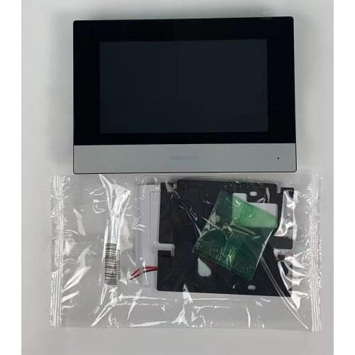 HIKVISION DS-KH8350-WTE1 IP Indoor Station WiFi Door Viewer Doorbell Two-Way Talk 7“ Touch-Screen Remote Unlocking DC12V PoE