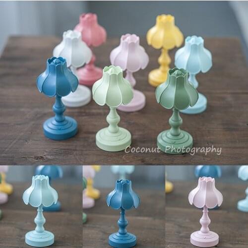 Coconut Newborn Photography Props children full moon USB rechargeable petals vibe decoration multi-color into small lamp