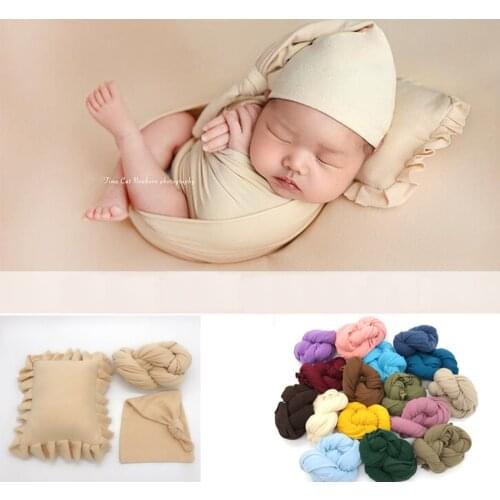 Newborn Photography Basket Filler Pillow +Newborn Props Wraps Blankets infant accessoire photographie +Newborn Photography Caps