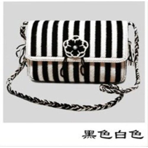 Cross-stitch wallet embroidered by yourself, womens handbag, wool embroidery, three-dimensional embroidered handbag, shoulder b