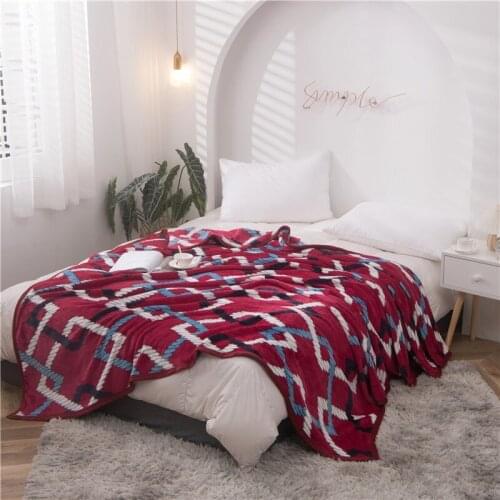 Colorful Striped Flannel Throw Blanket Super Soft Blankets Winter Warm Cozy Bed Sheet Bedspread for Adult Kids Decor Bedding
