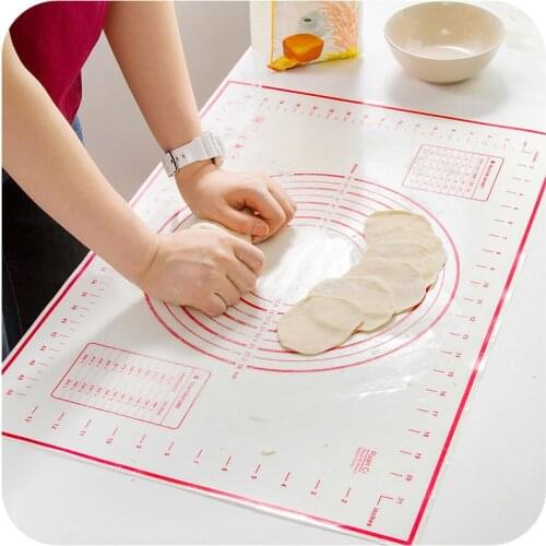 Silicone Baking Mat Pizza Dough Maker Pastry Kitchen Gadgets Cooking Tools Utensils Bakeware Kneading Accessories Lot
