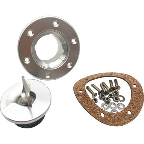 MagiDeal Steel Fuel Tank Door Filler Gas Lid Gas Cap Fuel Filler Cover