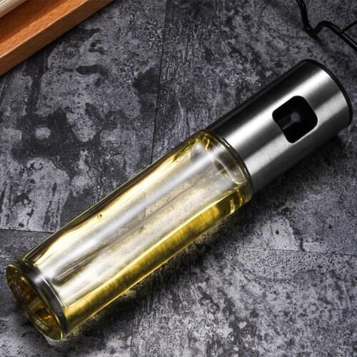 3Pcs Salt and Pepper Grinder Set Salt Grinder and Pepper Grinder Salt and Oil Sprayer for Cooking