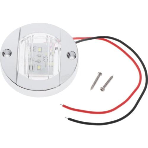 Marine Boat LED Stern Lights Lamps 12V 3 Inch Transom Mount Blue