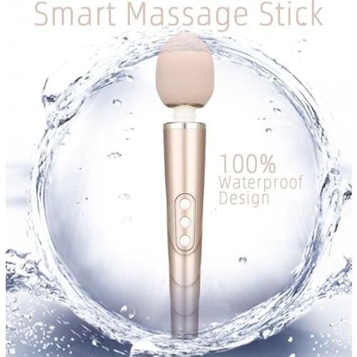 Powerful USB Chargeable Magic Wand Vibrators for women Big AV Stick Female G Spot Massager Clitoris Stimulator Adult Sex Toys
