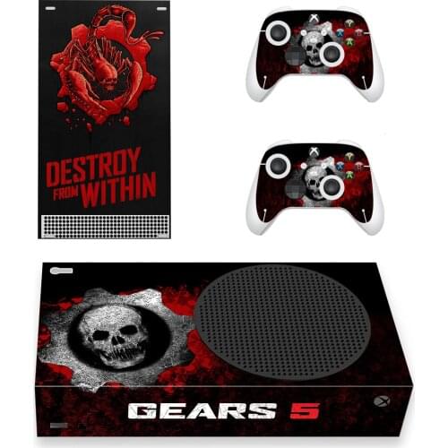 New Game Skin Sticker Decal Cover for Xbox Series S Console and 2 Controllers Xbox Series Slim Skin Sticker Vinyl