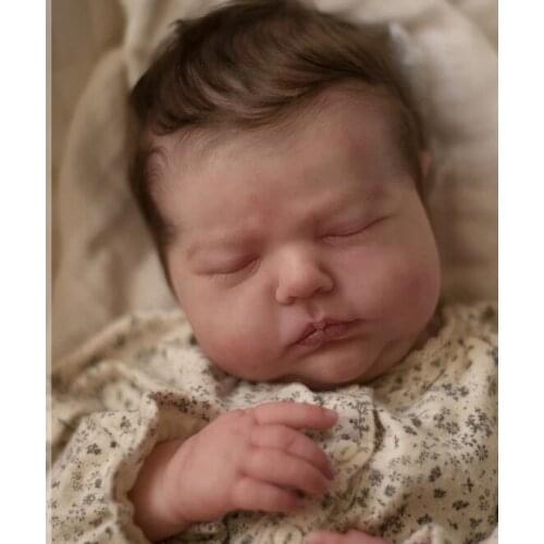 NPK 19.5inch Reborn Doll Kit Tessa Asleep Popular Sleeping Baby kit with Body Soft Touch
