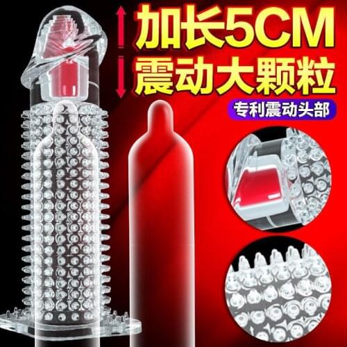 Wholesale Penis vibrators Condom Reusable Penis Sleeve Extender Realistic Silicone Extension Sex Toy for Men Cock Enlarger Sheat