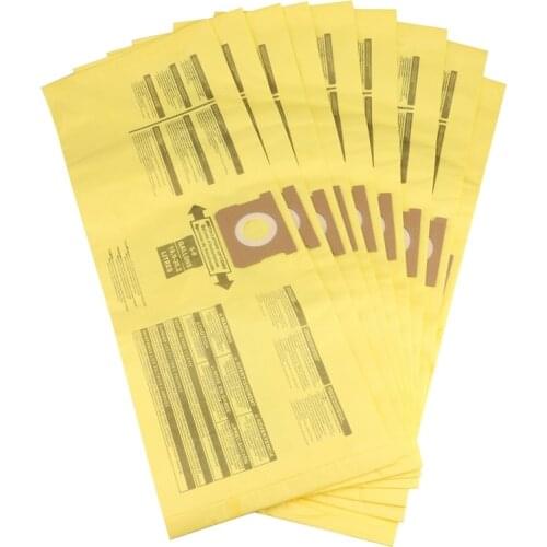 10 Pack Vacuum Dust Filter Bags for 5-8 Gallon Shop Vac Wet Dry Vacuum Cleaners, 90661 906-61 9066100 90671 906-71,Etc