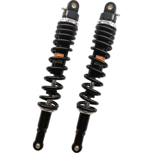 Spring 10MM 1pair 450MM motorcycle rear air suspension shock absorber for HONDA YMAHA SUZUKI kawasaki Aprilia Benelli black