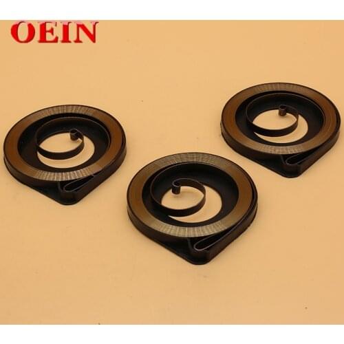 3Pcs/lot Recoil Pull Starter Spring Fit For Husqvarna 41 50 Rancher 51 55 EPA Jonsered 2041 Chainsaw Spare Parts