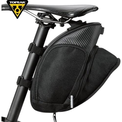 Topeak TC2285B/2286B/2287B MondoPack Bike Seatpost Bag Strap Mount Saddle Bicycle Bag with Magic Strap Buckles Bike Pannier