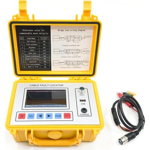 Senter St620 Tdr Electric Cable Fault Locator Price 8km Usb Price 4.3 Inch High Resolution Color Screen