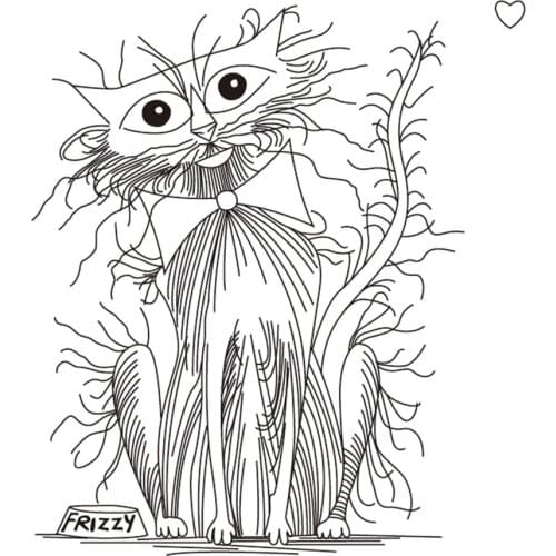 10x8 animal TBig ice cream ransparent Clear Stamps Silicone Seals for DIY scrapbooking photo album Card Making