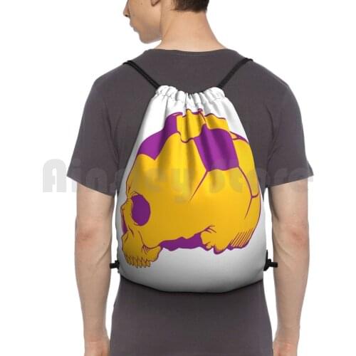 Sport Death Backpack Drawstring Bag Riding Climbing Gym Bag Sport Death American Football Basket Basketball Challenge Dead