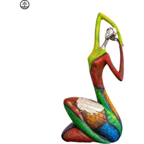 Nordic Abstraction Art Figure Resin Figurines For Interior Modern Home Decor Statue Living Room Decoration Accessories Sculpture