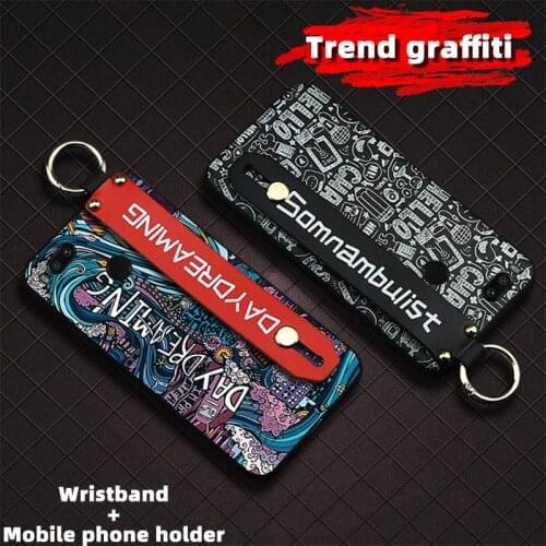 Back Cover Dirt-resistant Phone Case For Xiaomi Mi 5X/A1 Lanyard Durable New Waterproof Graffiti