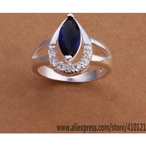 R192 Lucky Silver Color Rings For Women Fashion Jewelry Women Accessories Free Shipping Fashion Rings /dwbamnia Eqxaniea