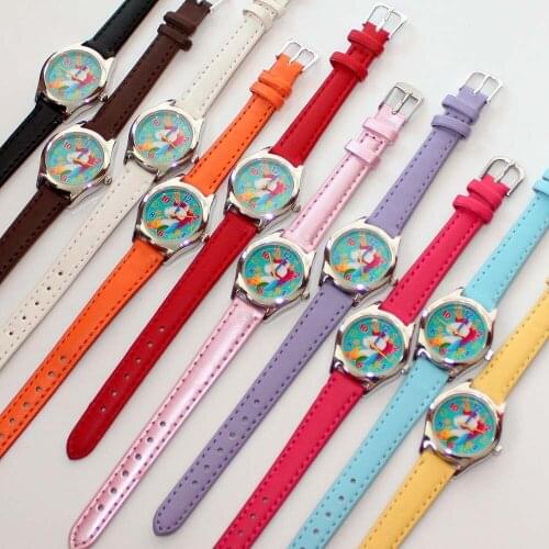10pcs Mixed Colors Children Watches High Quality Colorful Kids Childrens Gift Boy Girl Learn Time Student Wristwatch U85CM