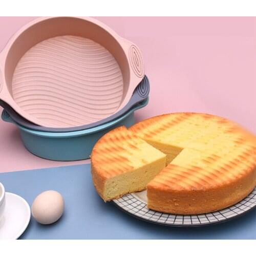 8 Inch Round Silicone Cake Molds for Baking Tools for Cakes Baking Pans Pastry and Bakery Accessories Kitchen Utensils