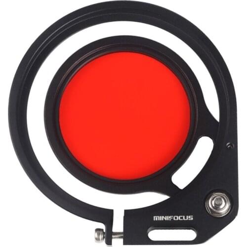 98 to 67mm Flip adapter with Red diving filter for Underwater housings to mount 67mm Correctional Dome Port Lens accessories