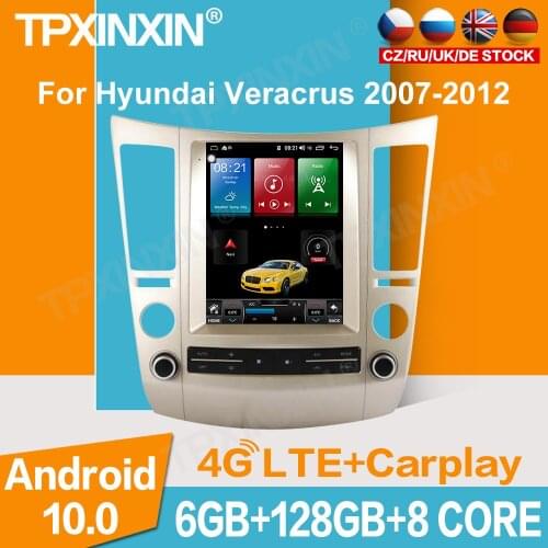 For Hyundai Veracrus 2007-2012 Android 128G Car GPS Navigation Head unit Multimedia player Auto Radio Tape Recorder Touch screen