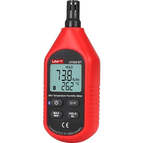 UNI-T UT333BT Bluetooth iENV Mini Temperature Humidity Meter LCD Mositure Meter Tester Digital Thermometer Hygrometer