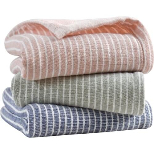 Beroyal Brand 3Pcs/Set 100% Cotton Hand Towels for Adults Striped Hand Towel Face Care Magic Bathroom Sport Towel 34x76cm