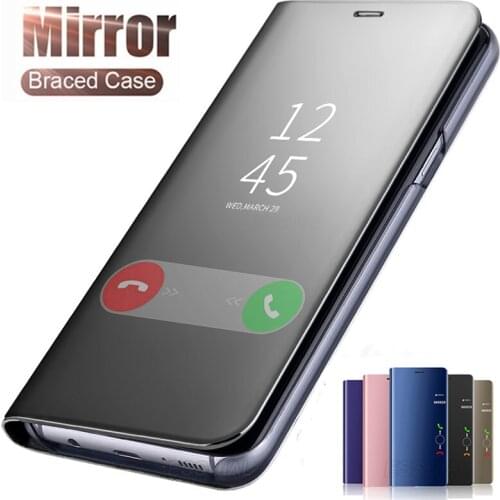 Luxury Smart Flip Case For Xiaomi Redmi Note 9 8 7 Pro 9s 8T 9A 9C 8A Mi Note 10 10T 8 Lite 9 SE A1 A2 Poco X3 Pro NFC F1 Cover