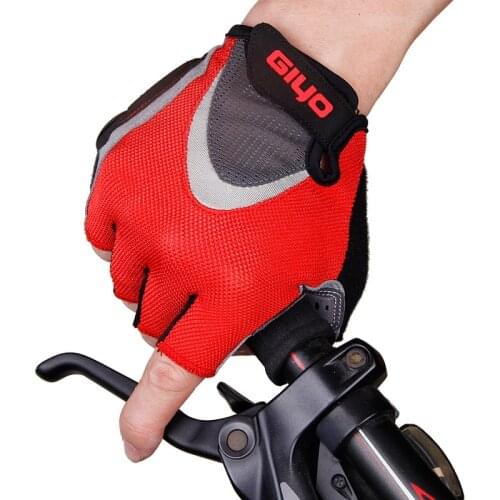 GIYO S-01 Summer MTB Bike Half Finger Cycling Glove Bicycle Breathable Shock Absorbing Sport Gloves Antiskid