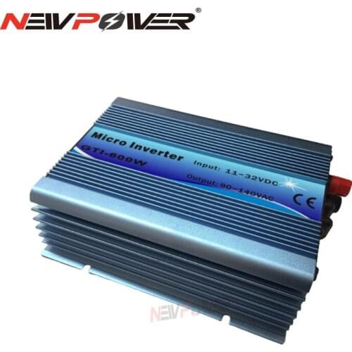 MPPT Solar Grid Tie Inverter 600W DC12V 24V TO AC110V AC220V Power Inverter Battery Grid connected inverter Discharge Auto-Limit