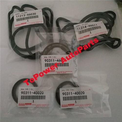 Valve Cover Gasket Set & Camshaft Seals OEM 11213-46030 11214-46011 90311-40020 9031140020 90311-46001 for Lexuss GS300 Toyotaa