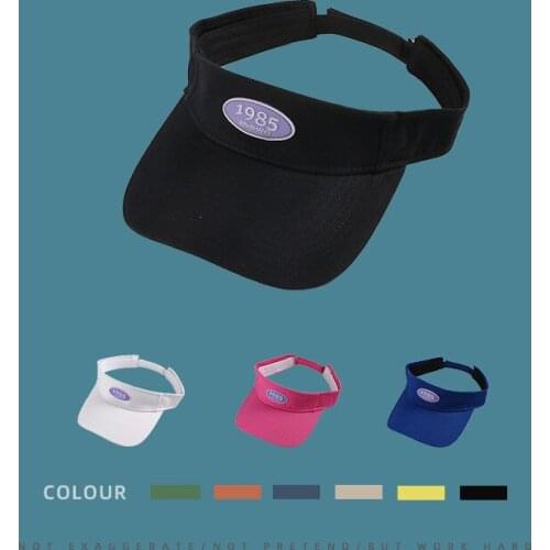 YQYXCY 2021 Summer Womens Outdoor Sports Cap Visor Empty Top Hat Korean Fashion Beach Sunscreen Hat Holiday Seaside Cool Hat