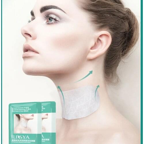 ILISYA 1PC Ectoin Anti-wrinkle Neck Mask Collagen Neck Patch Anti-Wrinkle Anti-Aging Neck Pad Hydrating Wrinkle Removal
