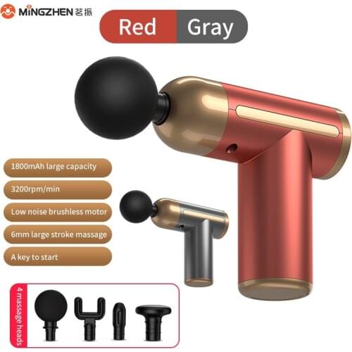 MZ Min Massage Gun Portable Fascial Muscle Deep Tissue Massager Exercising Pain Relief Body