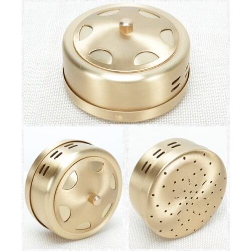 Copper/steel Acupuncutre Moxibustion box with moxibustion wormwood moxa sticks body massage use