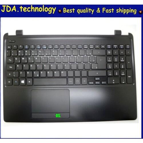 MEIARROW New for Acer Aspire E1-522 E1-522G E1-570G E1-572G Palmrest EUR keyboard upper cover case Touchpad,Black