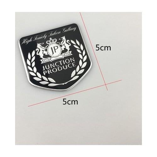 New Auto Modified Metal Junction PRODUCE JP Luxury VIP Trunk Side Seal Decal Sticker Badge Car Accessories