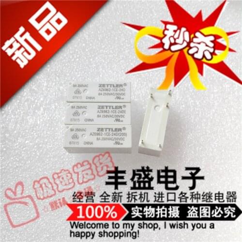 New AZ6962-1CE-24D Genuine AZ6962-1CE-24DE 8A Relay
