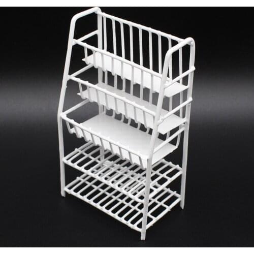 Prettyia 1/12 Dollhouse Miniature Furniture Magazine Rack Study Room Decor