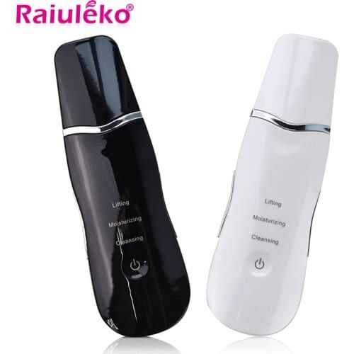 Ultrasonic Skin Scrubber Skin Peeling Extractor Facial Deep Cleaning Beauty Device Skin Care Rejuvenation Remove Dirt Blackhead