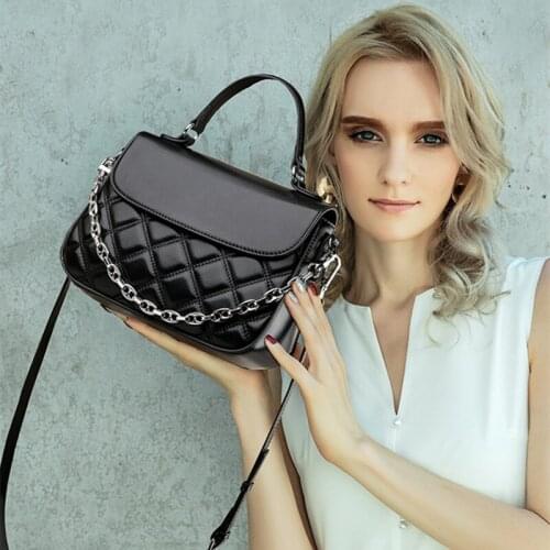 Tote Bags for Women 2021 New Fashion Rhombus Chain Bag All-match Leather High Quality Messenger Shoulder Bag Purses and Handbags