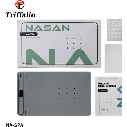 Triffalio inside pump separator machine, NASAN model SPA Manual separator , for 7inches flat screen edge screen hot heating