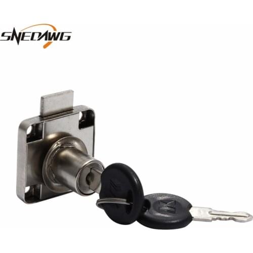 136C Zinc Alloy Cabinet Lock 32x32mm Drawer Cupboard Lock 16mm Diameter Keyed Alike or Different Lock for Drawer Wardrobe