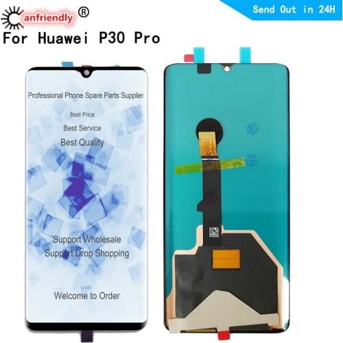 P30pro LCD For Huawei P30 pro VOG-L29 L09 AL00 TL00 L04 AL10 HW-02L LCD Display Touch Panel Screen Sensor Digitizer Assembly