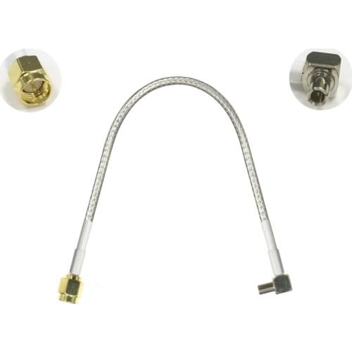 1PC 3G modem cable TS9 right angle to SMA male pigtail RG316/RG174 adapter 15/30/50/100cm NEW wholesale price