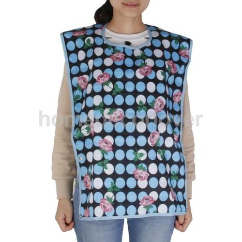 1 piece Waterproof Adult Mealtime Bib Clothes Protector Disability Aid Apron - 75 x 47cm